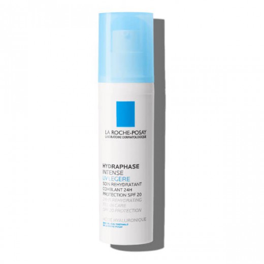 La Roche-Posay Hydraphase UV Intense Legere, krem intensywnie nawilżający o lekkiej konsystencji, SPF 20, 50 ml