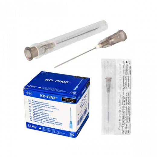Igły jednorazowego użytku KD-FINE 0,8 x 40mm, 100 sztuk