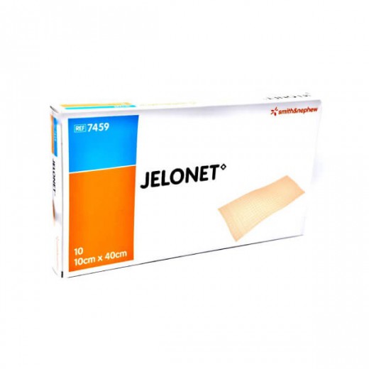Opatrunek parafinowy z gazy Jelonet, 10 cm x 40 cm, 10 sztuk