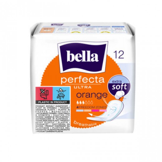 Podpaski Bella Perfecta Orange Air, 12 sztuk