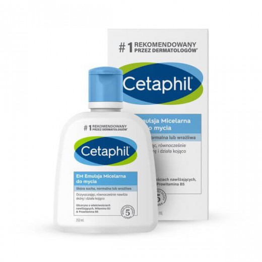 Cetaphil EM, emulsja micelarna do mycia, 250 ml