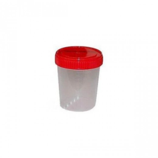 Pojemnik na mocz niejałowy z wieczkiem, 100ml