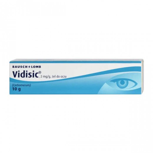 Vidisic 2mg/ g, żel do oczu w tubie, 10 g