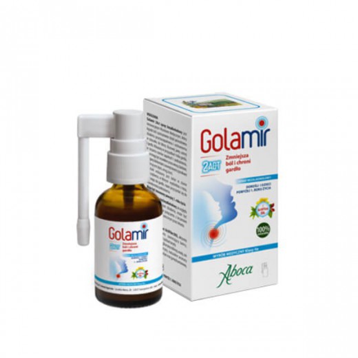 Aboca Golamir 2ACT, spray bezalkoholowy, 30 ml