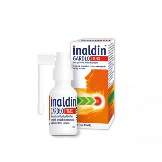 Inaldin Gardło Max 1,5mg/ml, aerozol, 30 ml