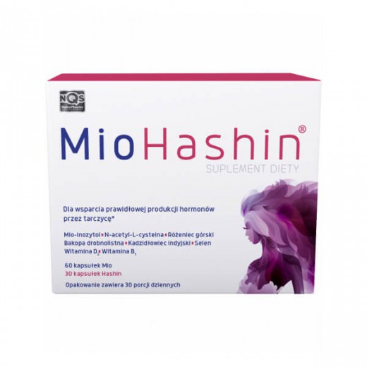 MioHashin, 60 kapsułek Mio + 30 kapsułek Hashin