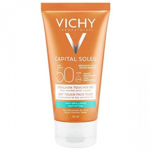 Vichy Capital Soleil, matujący krem do twarzy, SPF 50, 50 ml