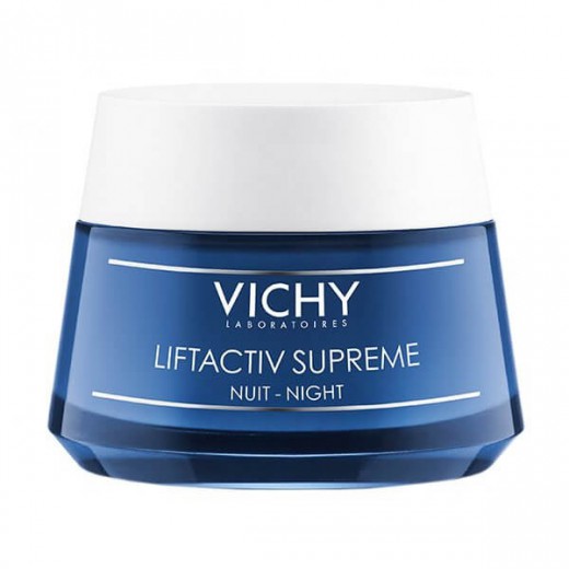 Vichy Liftactiv Nuit, kompleksowa, przeciwzmarszczkowa pielęgnacja ujędrniająca na noc, 50 ml