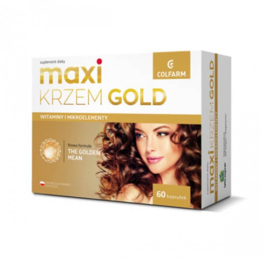 Maxi Krzem Gold, 60 kapsułek