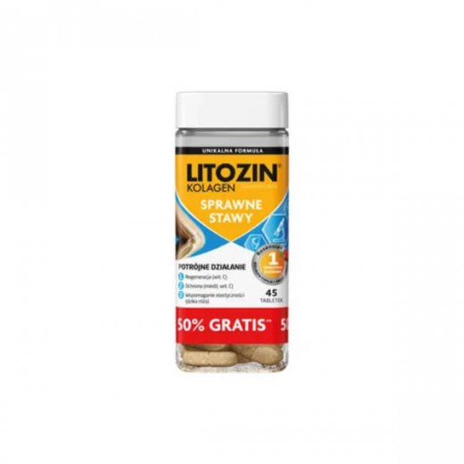 Litozin Kolagen, 30 + 15 tabletek gratis