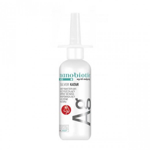 Nanobiotic Med Silver Katar, spray do nosa, 30 ml