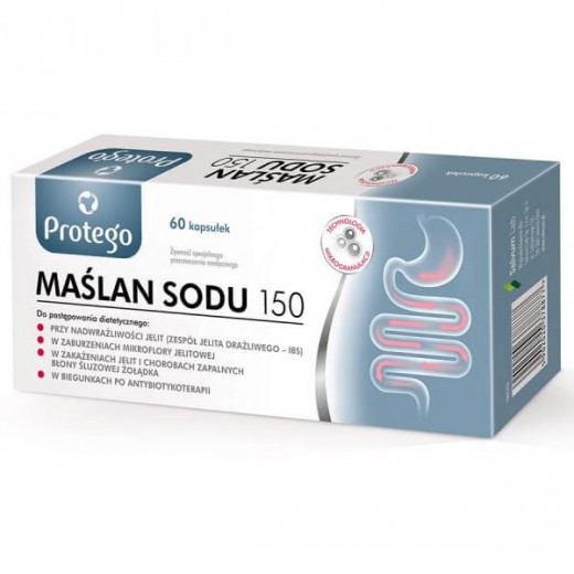 Protego Maślan Sodu 150, 60 kapsułek