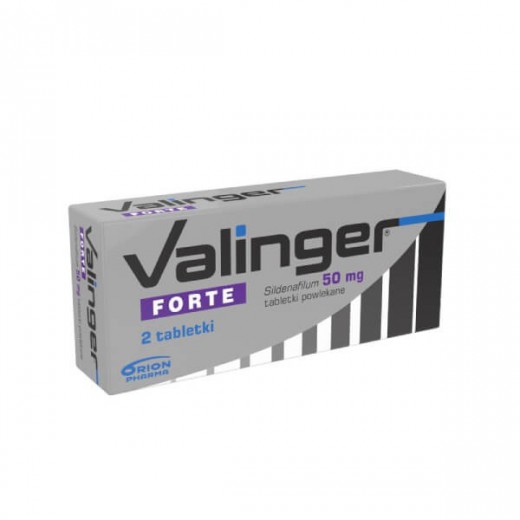Valinger Forte 50mg, na zaburzenia erekcji, 2 tabletki