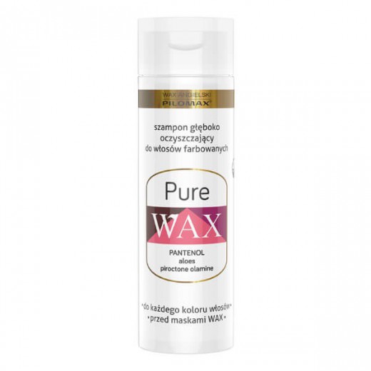 Wax Pilomax Pure, szampon głęboko oczyszczający do włosów farbowanych, 200 ml