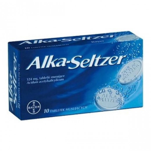 Alka-Seltzer 324 mg, 10 tabletek musujących (import równoległy Delfarma)