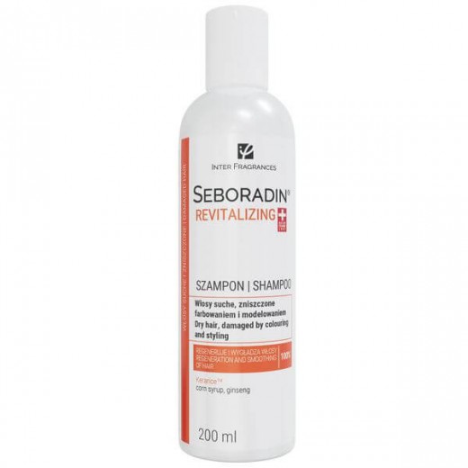 Seboradin Revitalizing, szampon do włosów suchych i zniszczonych farbowaniem i modelowaniem, 200 ml