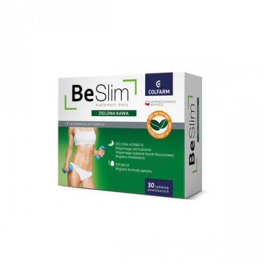 Be Slim Zielona kawa, 30 tabletek