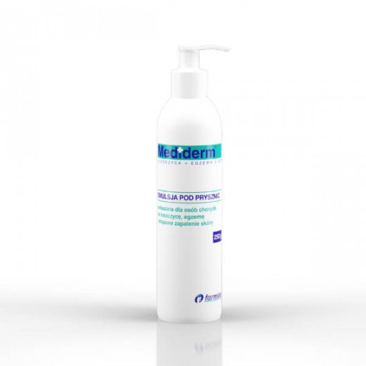 Mediderm, emulsja pod prysznic, łuszczyca, egzema, AZS, 250 g