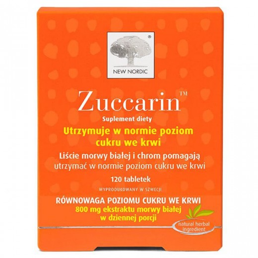 Zuccarin, morwa biała, 120 tabletek