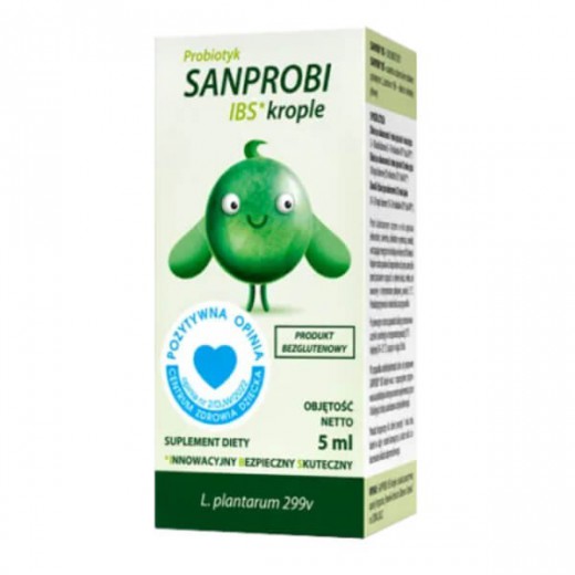 Sanprobi IBS, krople doustne od 1. roku życia, 5ml