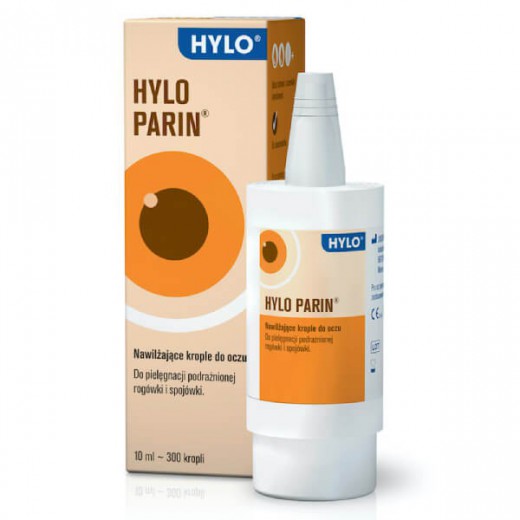 Hylo-Parin, Nawilżające krople do oczu, 10 ml