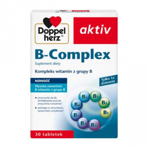 Doppelherz Aktiv B-Complex, 30 tabletek