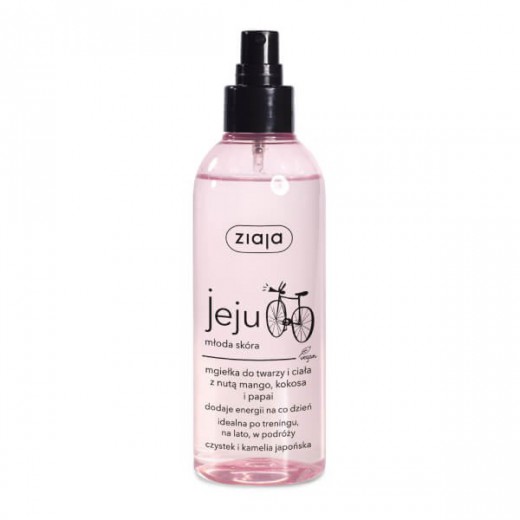 Ziaja Jeju, mgiełka w sprayu do twarzy i ciała, 200 ml