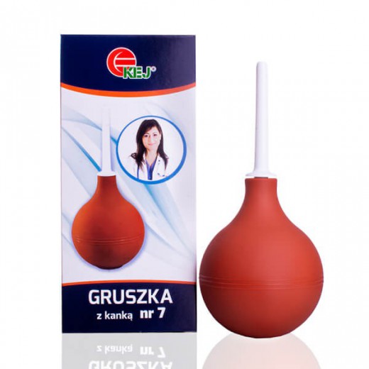 Gruszka z kanką nr 7 do lewatywy, 1 sztuka