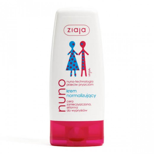 Ziana Nuno przeciw pryszczom, cera zanieczyszczona, skłonna do wyprysków, 60 ml
