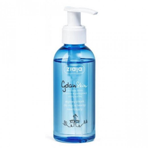 Ziaja GdanSkin, algowy olejek do mycia twarzy, nawilżający, 140 ml