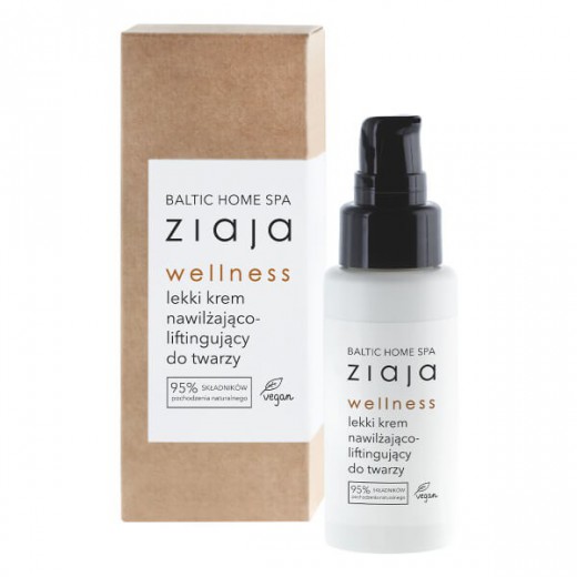 Ziaja Baltic Home Spa Wellness, lekki krem nawilżająco-liftingujący do twarzy, 50 ml