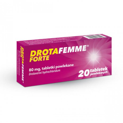 Drotafemme Forte 80mg, 20 tabletek
