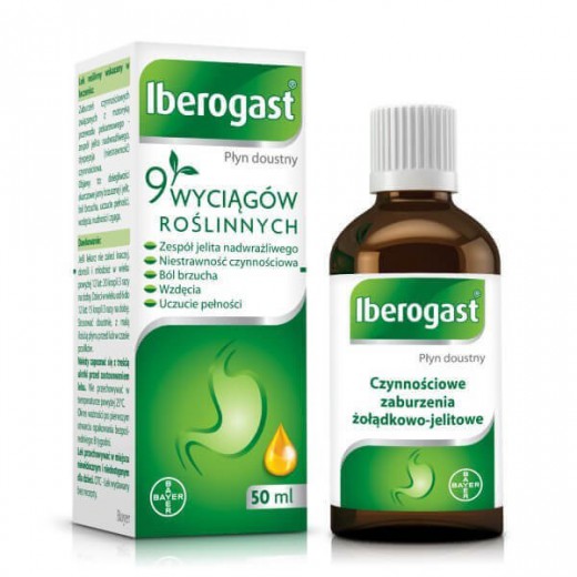 Iberogast, płyn doustny, 20 ml (import równoległy Delfarma)
