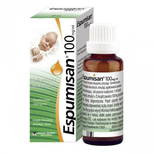 Espumisan 100 mg/ ml, krople doustne, emulsja, 30 ml (import równoległy Delpharma)