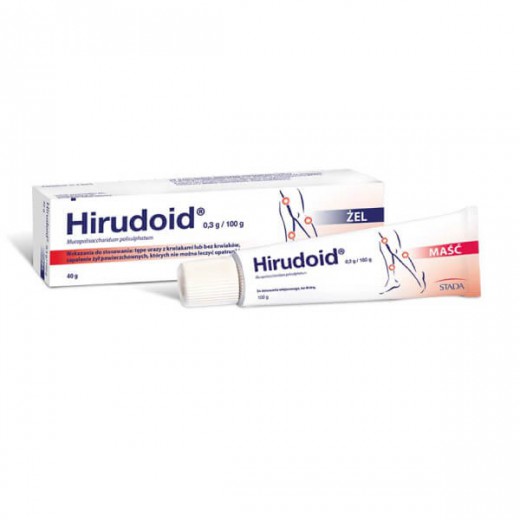 Hirudoid 0,3 g/ 100 g, maść, 40 g (import równoległy Delfarma)