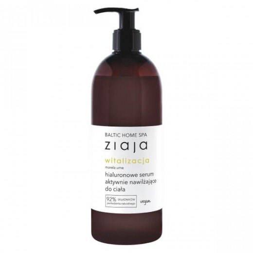Ziaja Baltic Home SPA Witalizacja, hialuronowe serum aktywnie nawilżające do ciała, 400 ml