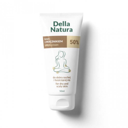 Della Natura, krem z mocznikiem 50% do skóry suchej i łuszczącej się, 50 ml