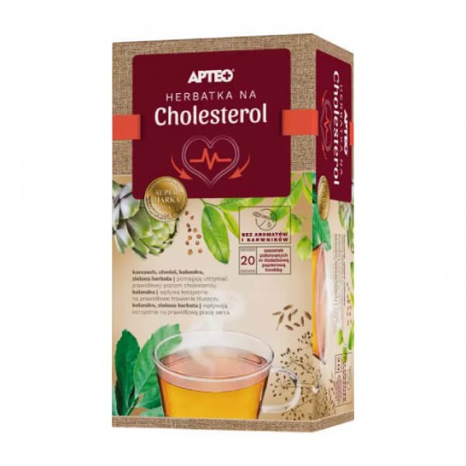 Apteo Herbatka na cholesterol, 20 saszetek