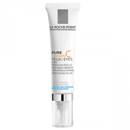 La Roche-Posay Redermic C, intensywnie nawilżająca i ujędrniająca pielęgnacja przeciwzmarszczkowa pod oczy, 15 ml