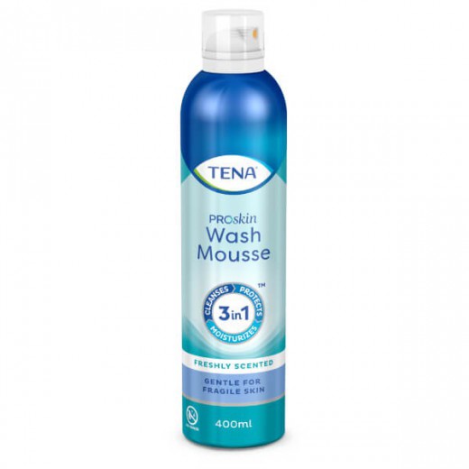 Tena, wash mousse, pianka myjąca, 400ml