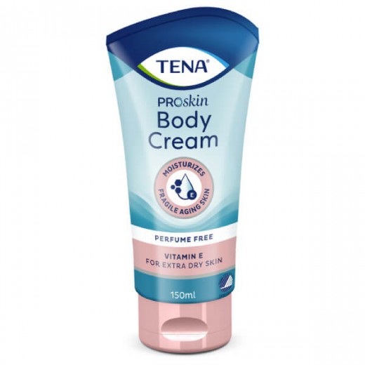 Tena, krem nawilżający z witaminą E, skin cream, 150ml