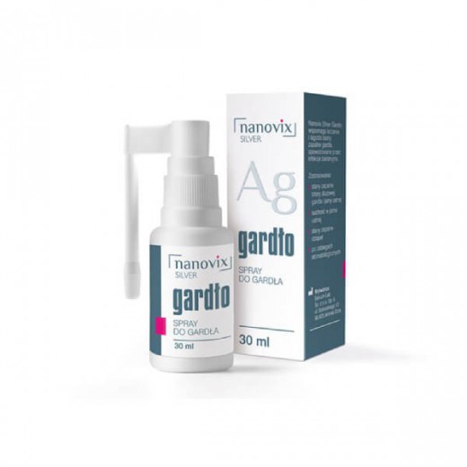 Nanovix Silver Gardło, spray do gardła, 30 ml