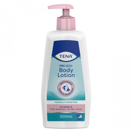 Tena, skin lotion, mleczko do ciała z witaminą E, 500 ml