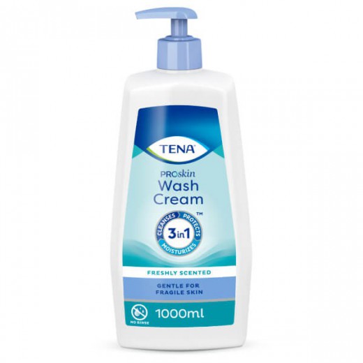 Tena Wash Cream, krem do mycia, bez spłukiwania, 1 L