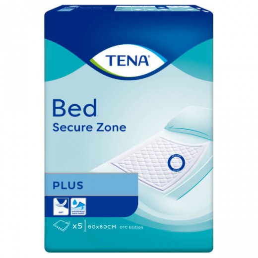Tena Bed, podkłady chłonne OTC Edition, Plus, 60 cm x 60 cm, 5 sztuk