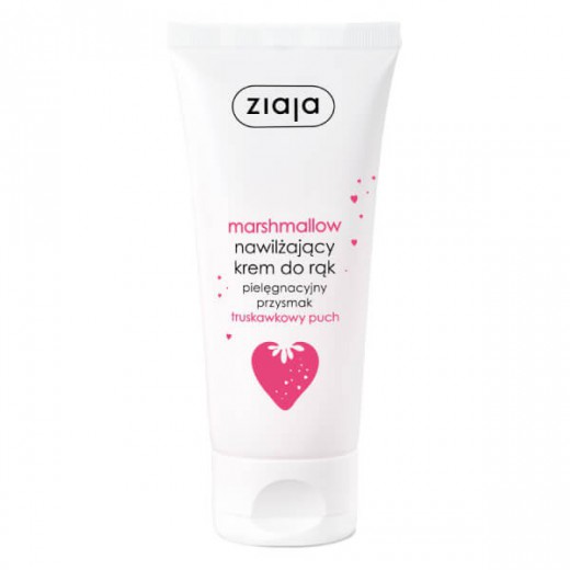 Ziaja Marshmallow, krem nawilżający do rąk, 50 ml