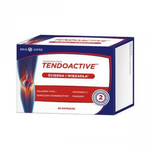 Tendoactive, wzmocnienie ścięgien, 60 kapsułek
