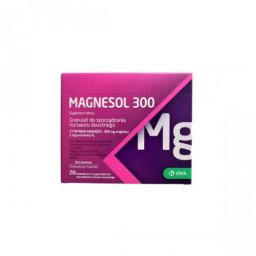 Magnesol 300, granulat, 20 saszetek
