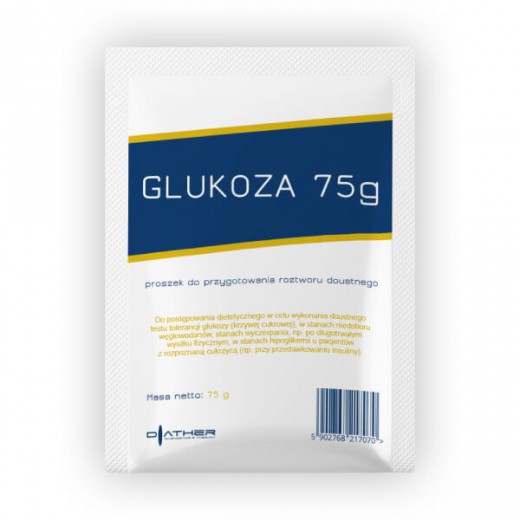 Diather Glukoza, proszek do sporządzania roztworu doustnego, 75 g
