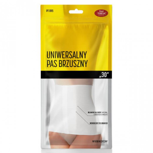 Pani Teresa, pas brzuszny, uniwersalny, 30, PT 0115, rozmiar XXL, 1 sztuka